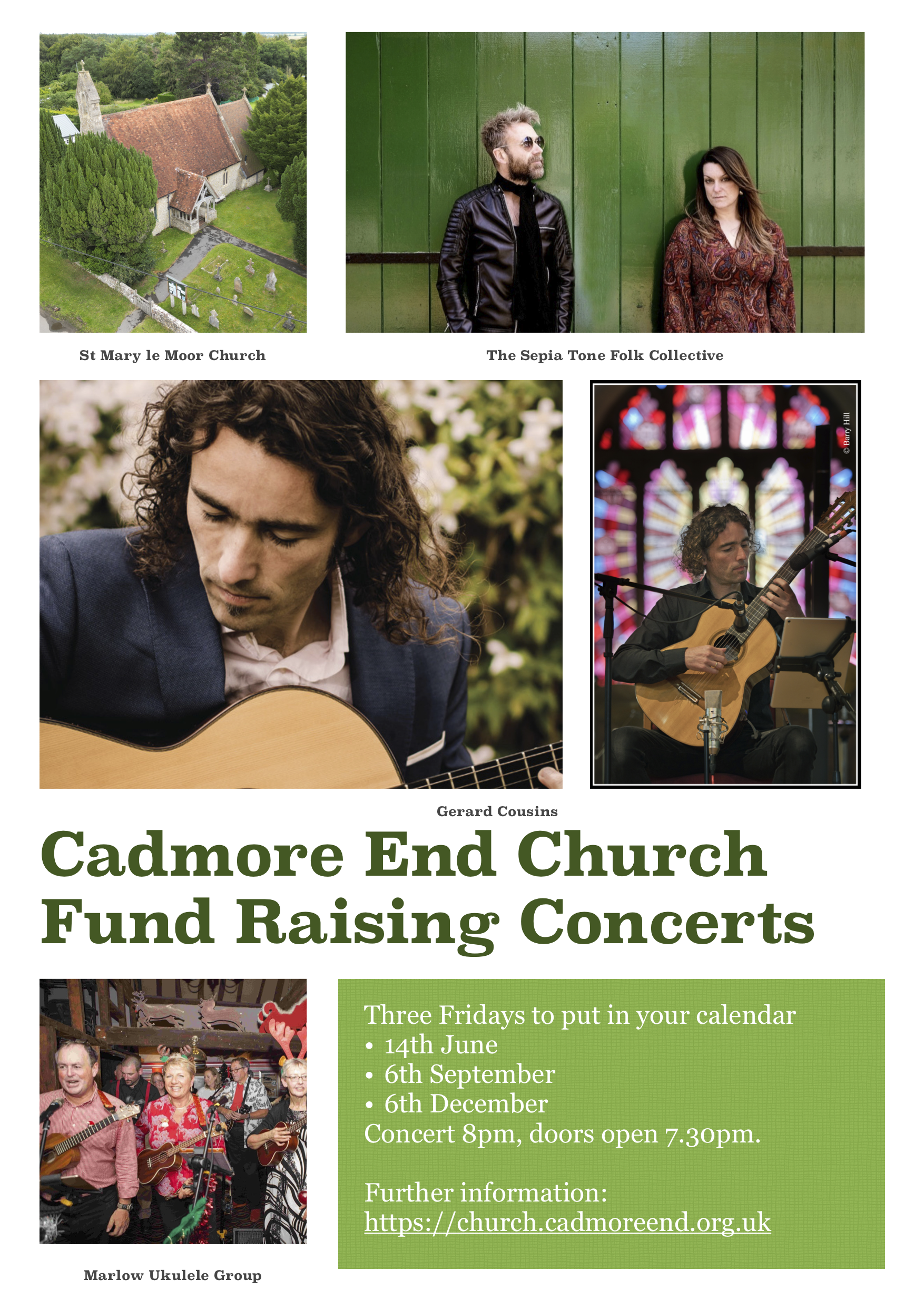 Cadmore End Church Fund Raising Concerts